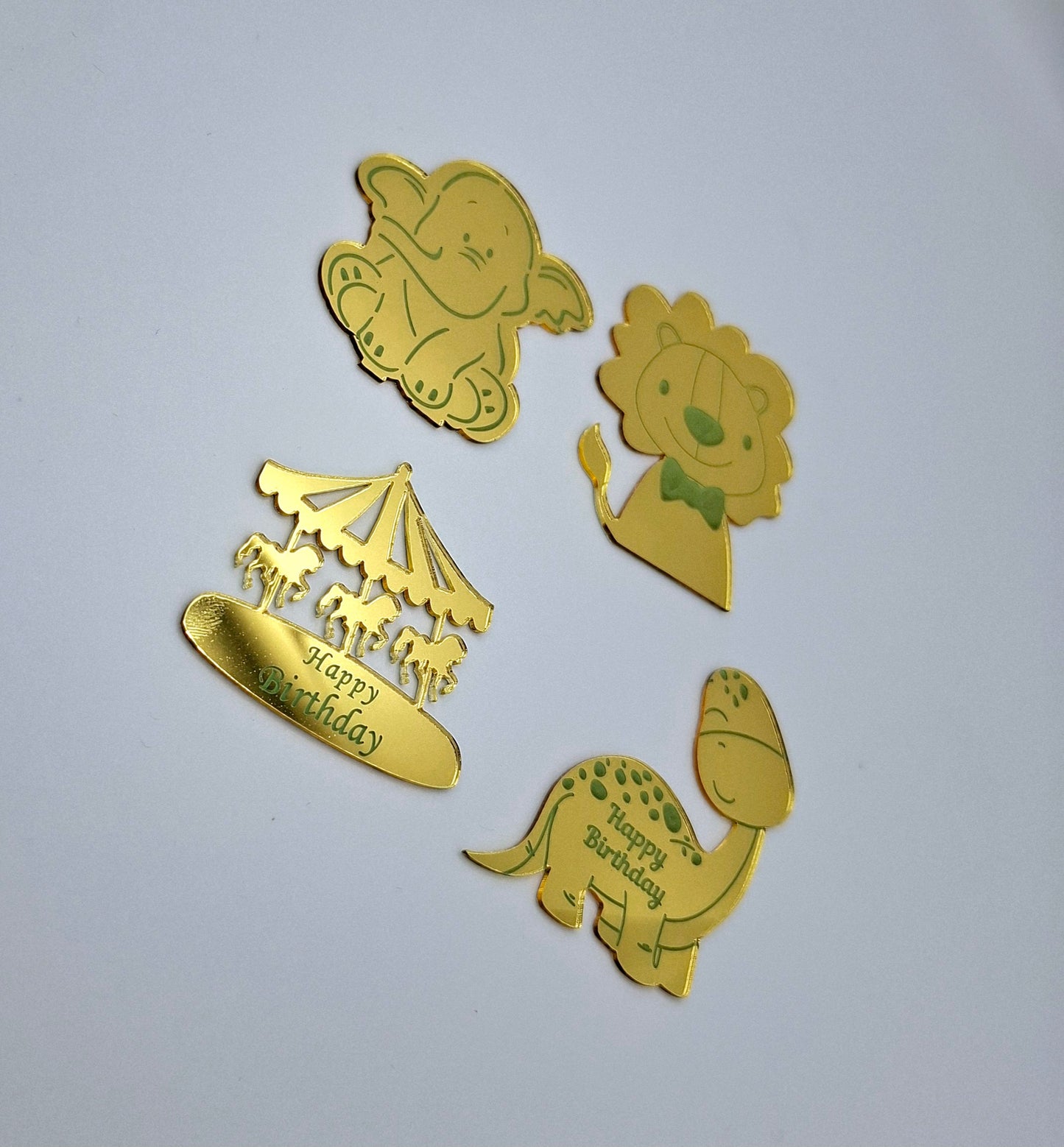 Partyfreunde Gold 4er Set