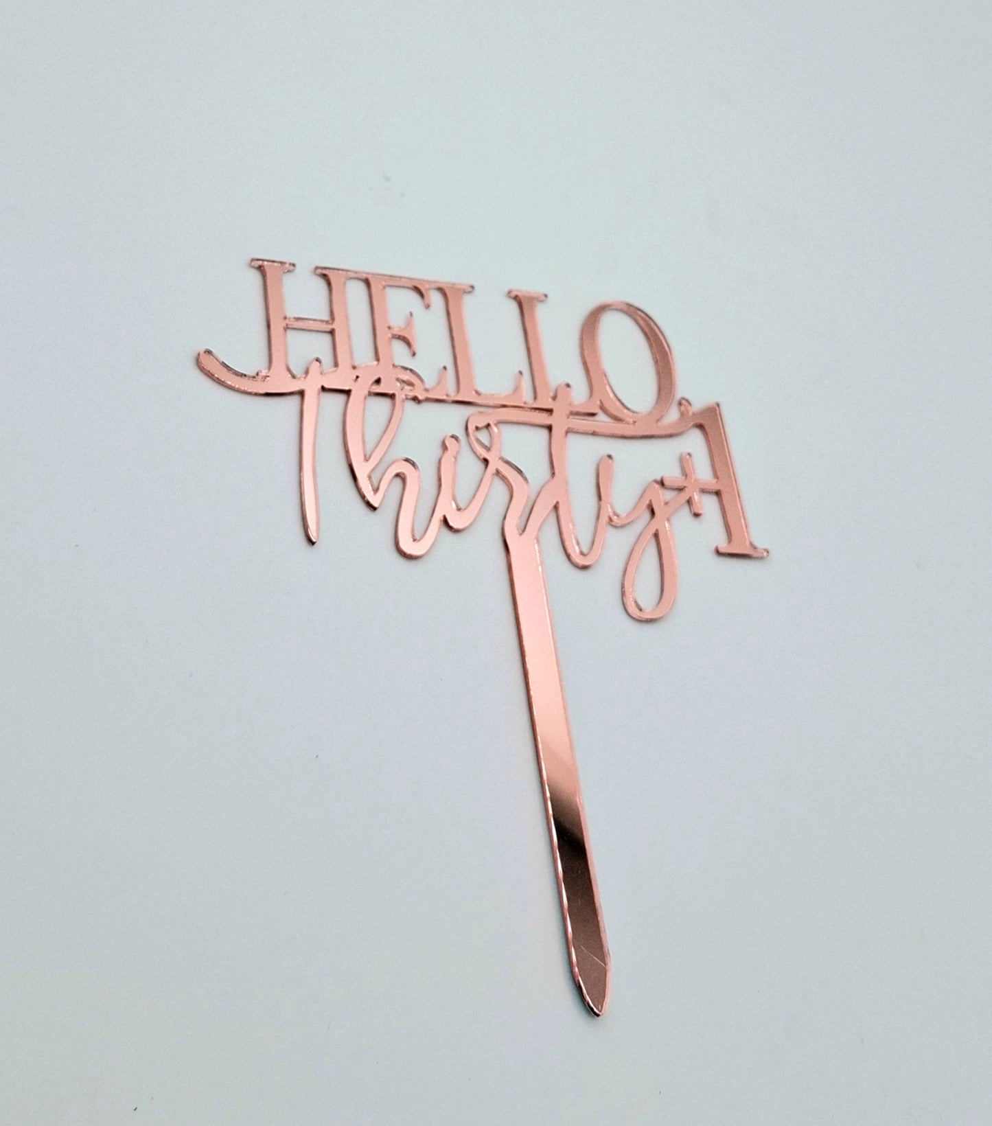 Cake Topper Rosegold "31"