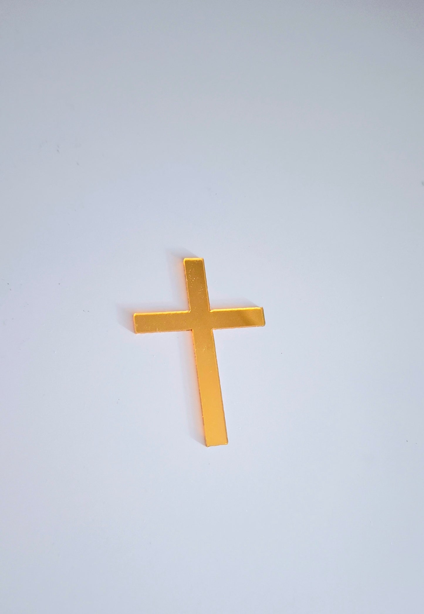 Tortendeko Kreuz "Gold"