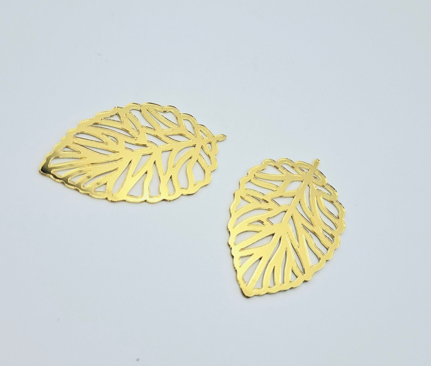 Tortendeko Gold "Blätter" Set