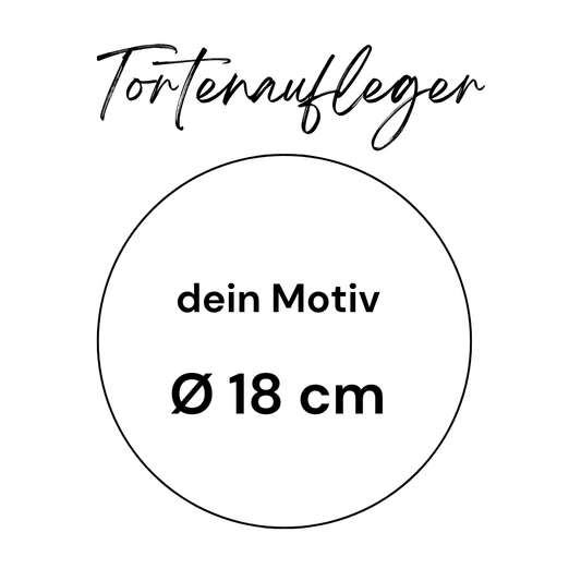Tortenaufleger Rund 18 cm