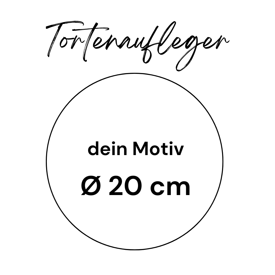  Tortensaufleger Rund 20 cm