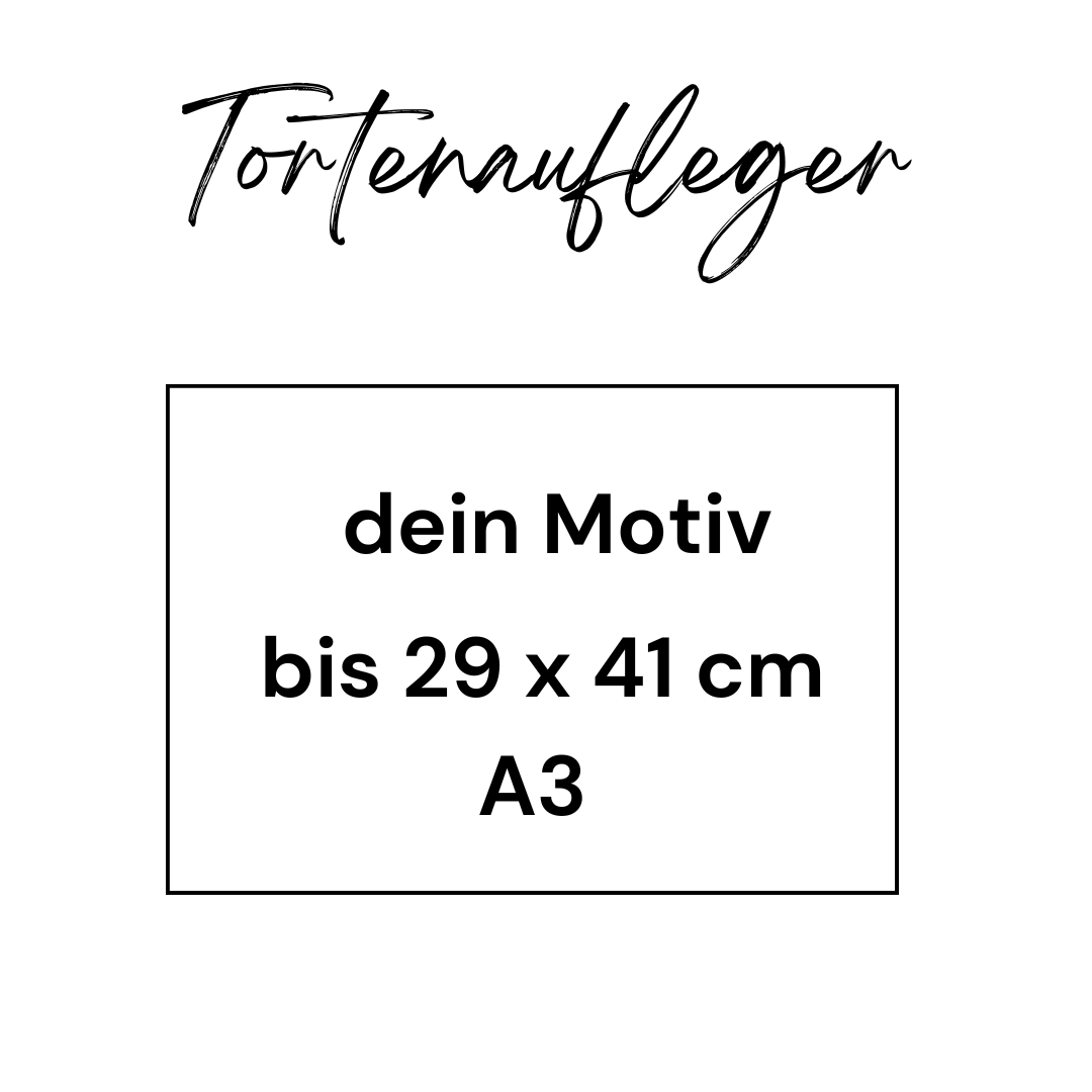  Tortenaufleger rechteckig 29 x 41 cm A3